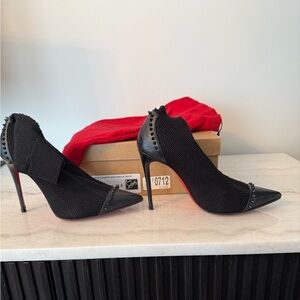 Christian Louboutin Black Heels with Red Soles